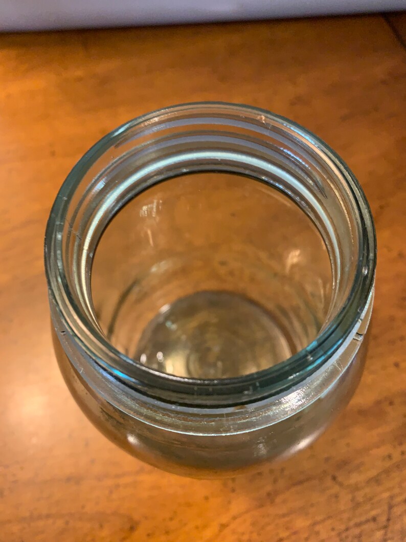 Vintage, White Crown, Mason Jar Etsy