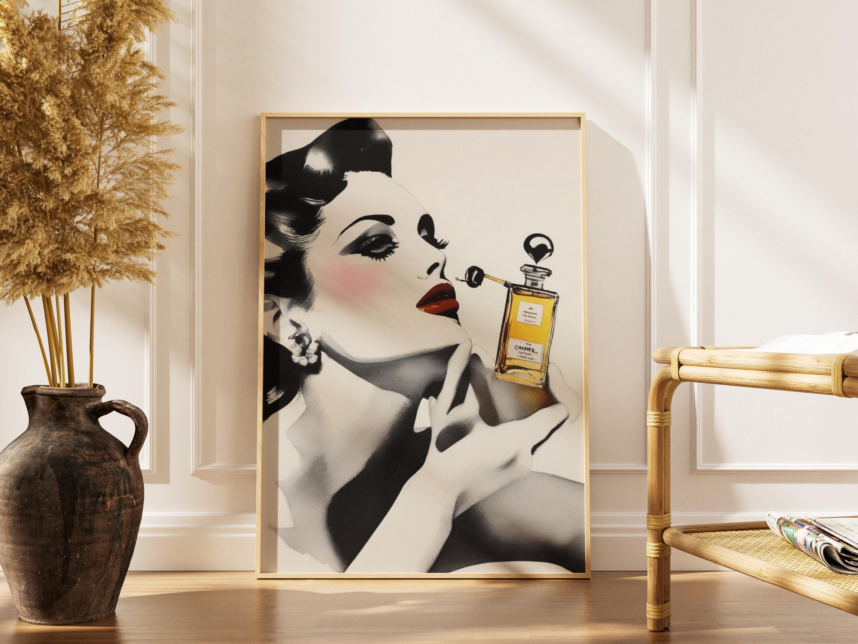 Chanel no5 art - Etsy 日本