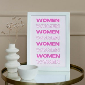 Women Digital Printable Wall Art,Feminist Printable Wall Art, Feminism Art Print, Women Empowerment Poster, Body Positivity, Feminist Decor
