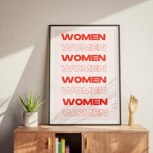 Women Digital Printable Wall Art,Feminist Printable Wall Art, Feminism Art Print, Women Empowerment Poster, Body Positivity, Feminist Decor