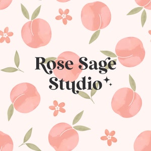 Aquarell Pfirsiche Nahtlose Datei, Boho Pfirsiche Florales Nahtloses Muster, Sommer Frühling Obst Nahtlose Datei, Mädchen Nahtloses Muster