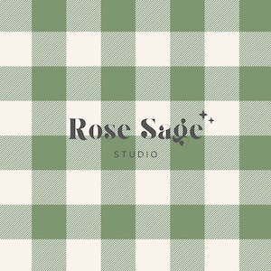 Christmas Green and Beige Plaid Seamless Pattern, Textured Sage Green Plaid Seamless File, Christmas Buffalo Plaid Seamless Design