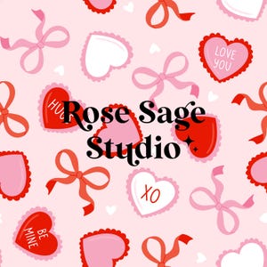 Naadloze Valentijnsdag harten en strikken, meisje Valentijnsdag naadloos patroon, roze rode harten coquette strikken naadloos patroon