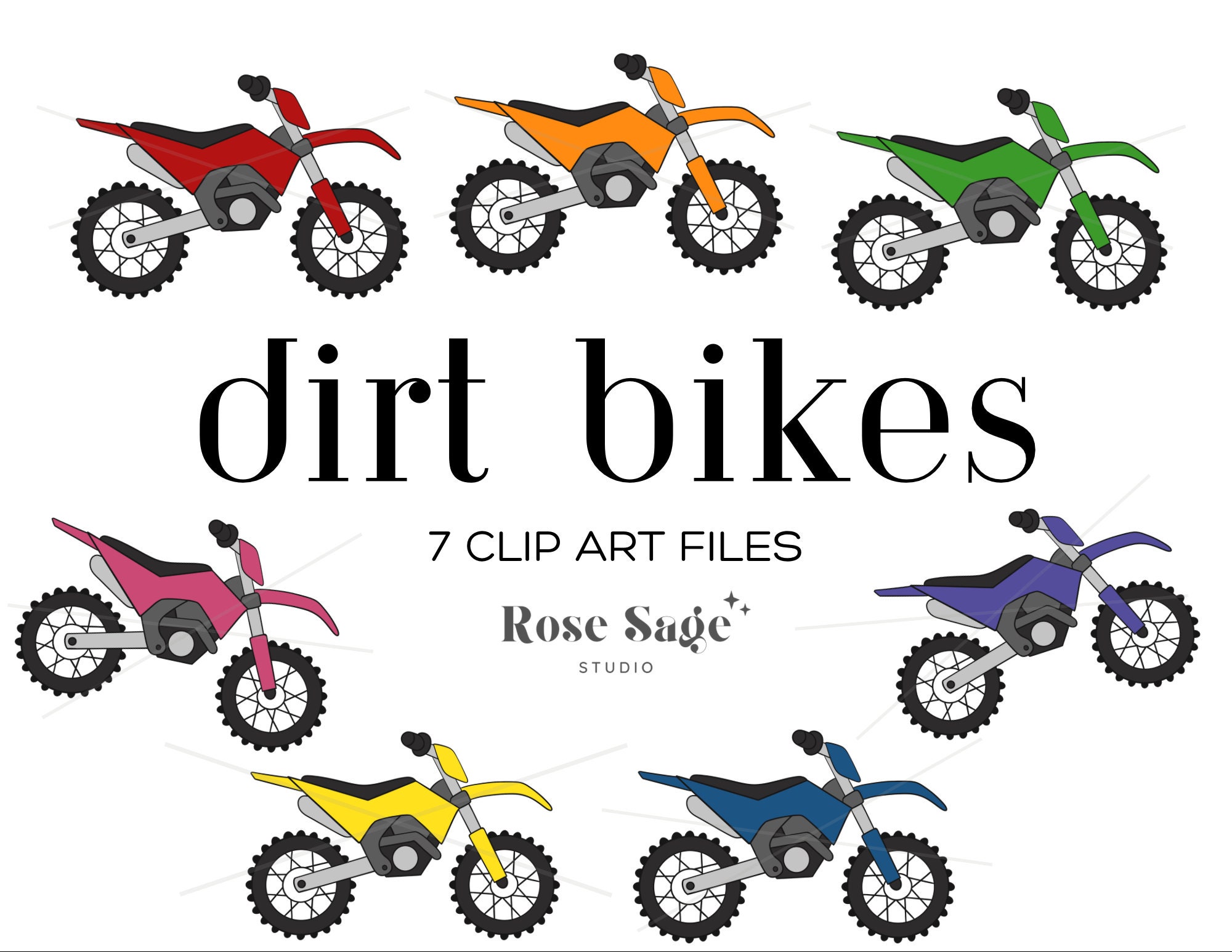Motocross Bike Clipart