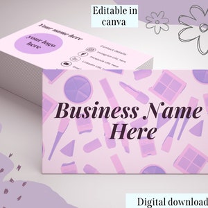 Digital beauty business card