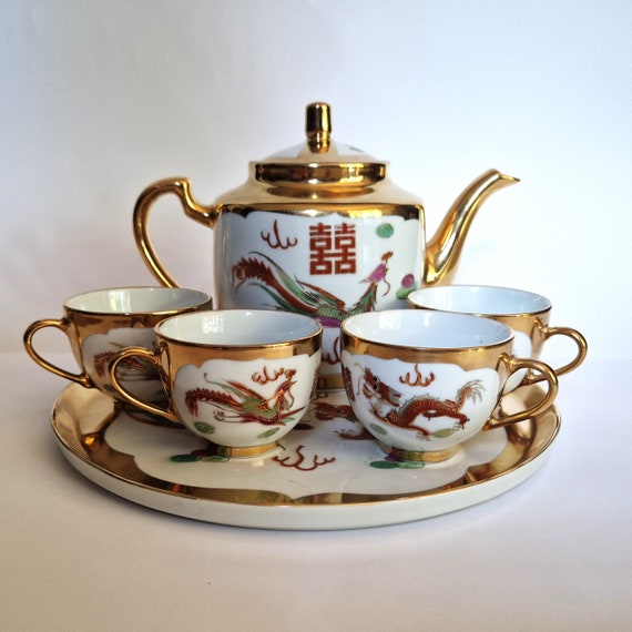 White Buddha Face Tea Pot Set White Buddha Face Tea Pot Set
