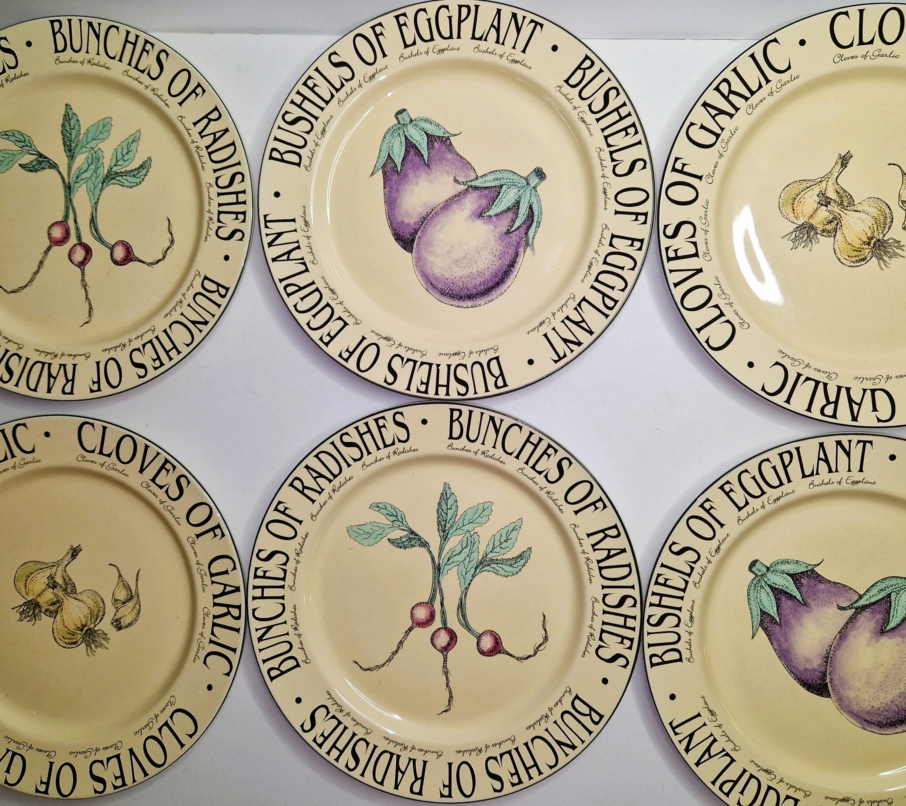 ヴィンテージ ニューコア ガーデンマーケット ディナープレート