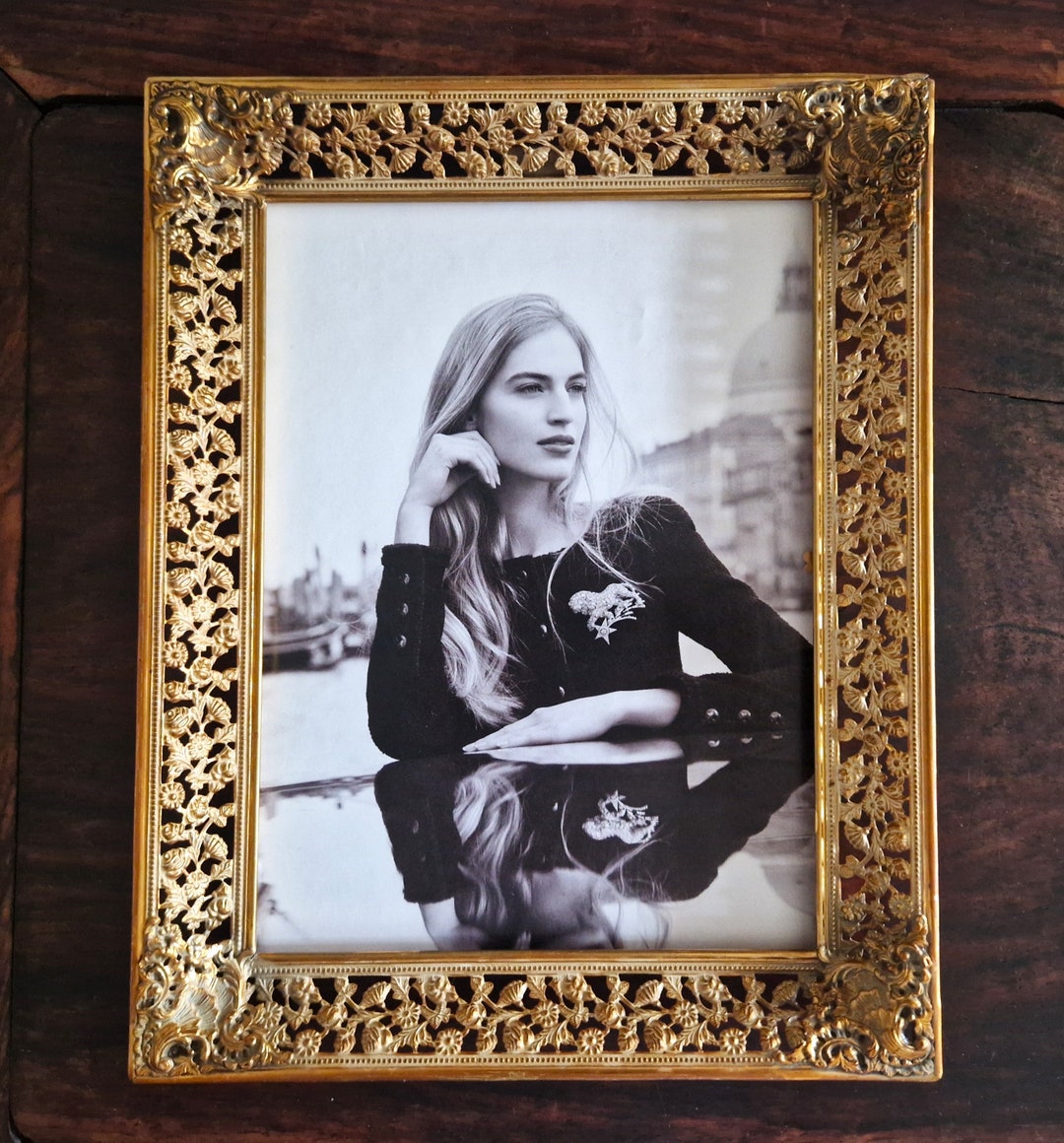Volta Modern Metallic Custom Picture Frame - Gold
