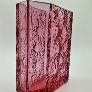 Amazing Art Cut Glass Vase by Vaclav Hanus, Vintage Glass Czech Desna Design, Bohemian   Gablonz Glassworks RARE, Czechoskovakia ART GLASS