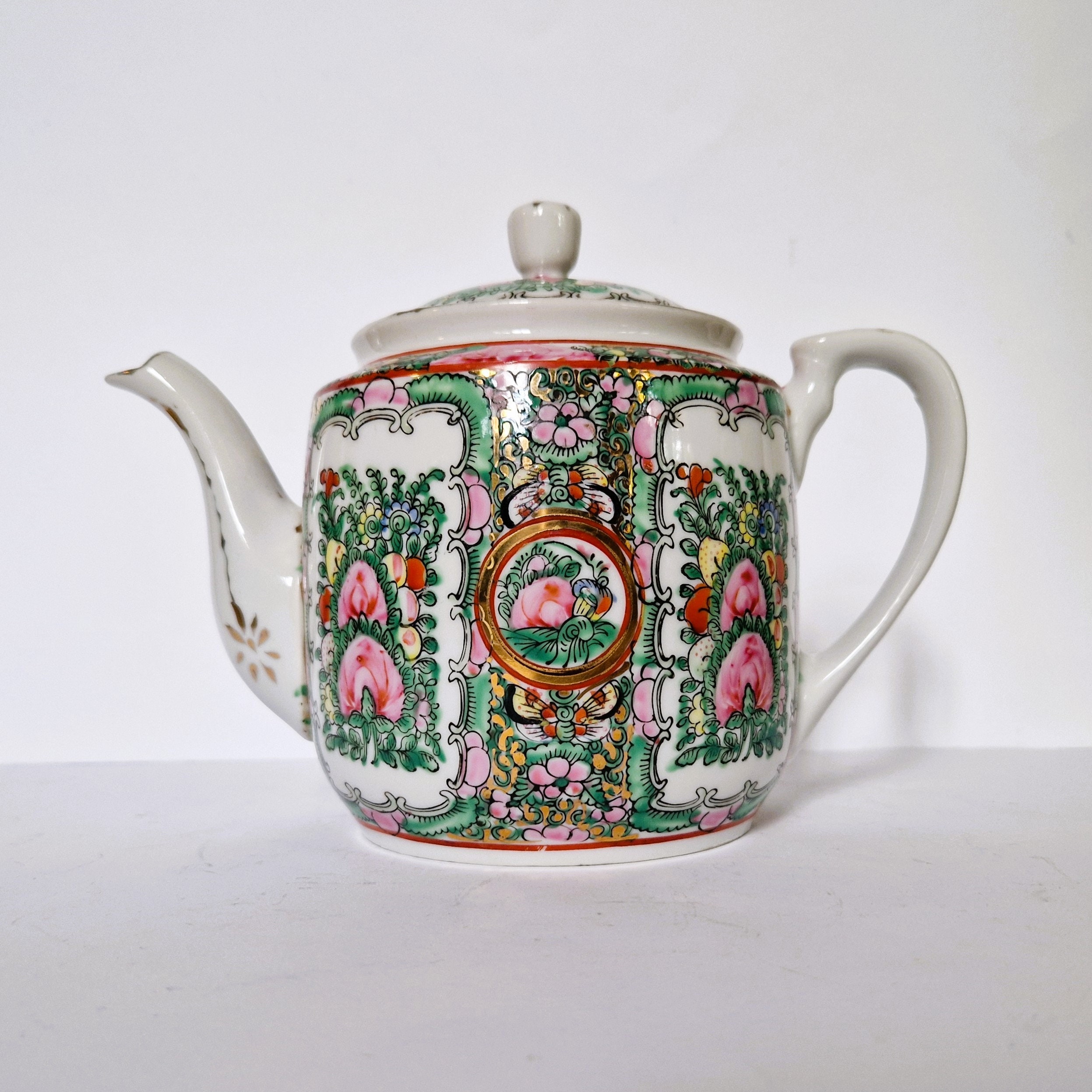 Vintage Chinese Tea Pot - Etsy