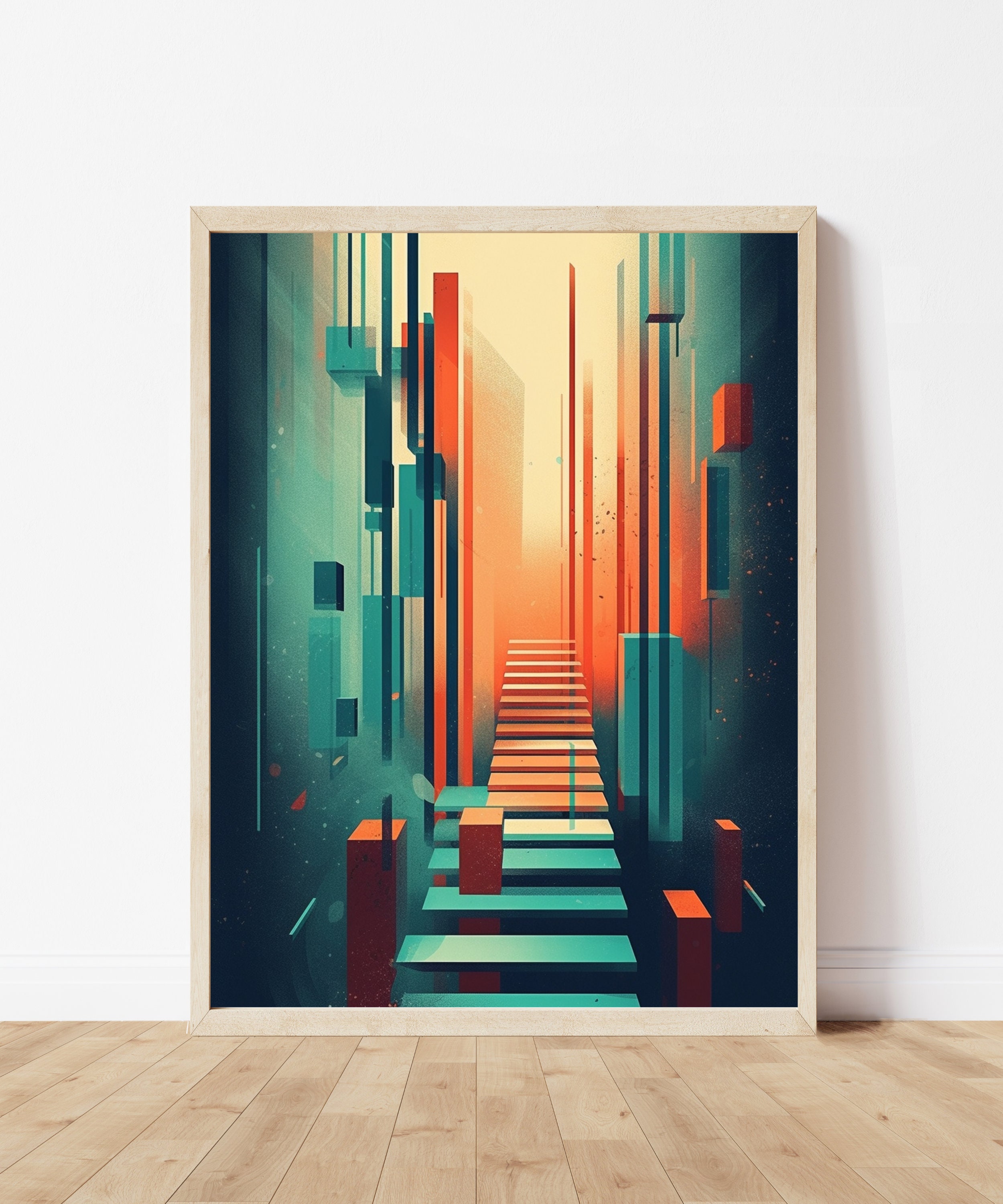 Modern Minimalist Art Set of 3, Wall Art Prints Trendy Set of 3, Wall