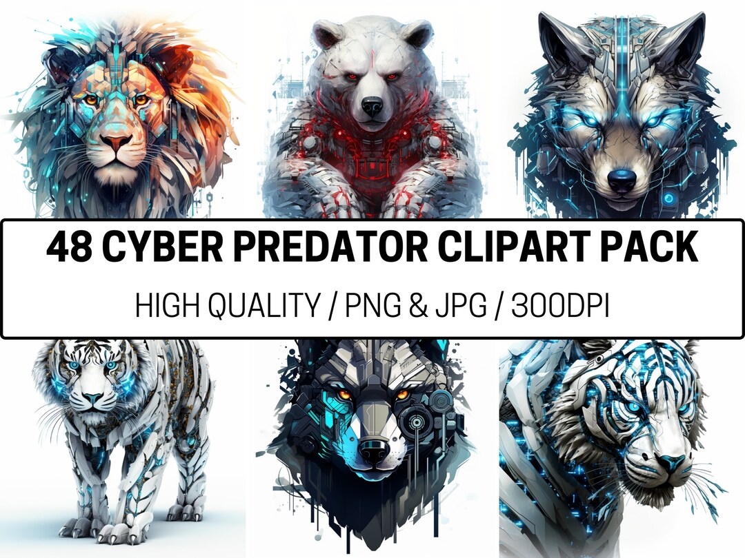48 Cyber Predators Clipart Images, Commercial Use PNG JPG 300DPI ...