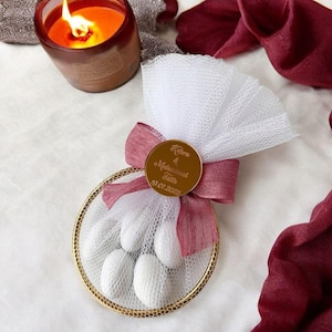 Personalized Baptism Almond Candy Favor, Unique Baptism Gift, Christening Favors, Baptism Thank You Gift, Holy Communion Favors, Mi Bautizo
