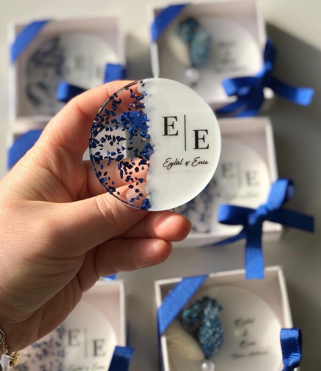 Custom Fridge Magnets | Wedding Favors | Magnet Set | | Engagement Gift ...