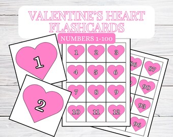 Tarjetas didácticas para contar hasta 100 números, tarjetas de conteo imprimibles para el aula, material Montessori para niños.