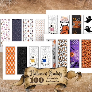 Autumn Reading Printable Bookmarks Bundle, Autumn Autumn, cozy nook Printable Bookmarks Pack, Halloween Printable, printable bookmarks books