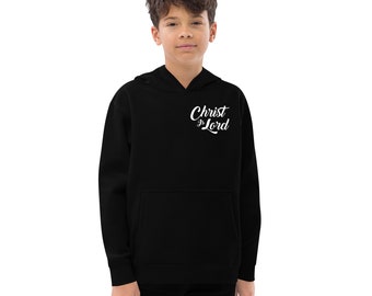 Christ est Seigneur | Sweat à capuche en polaire pour enfants