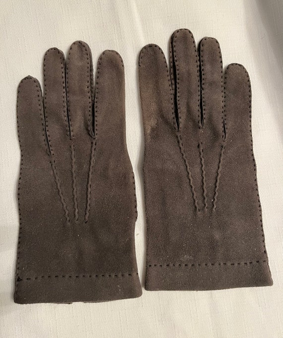 GGRBH Women's Winter Warm Leather Gloves Fluffy Gloves Cuff Lining (Color :  D, Size : S code) at  Men's Clothing store