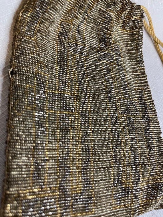 Micro Metal Bead Drawstring Bag - image 7