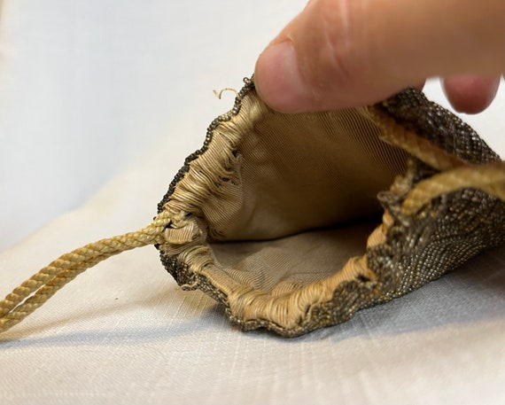 Micro Metal Bead Drawstring Bag - image 6