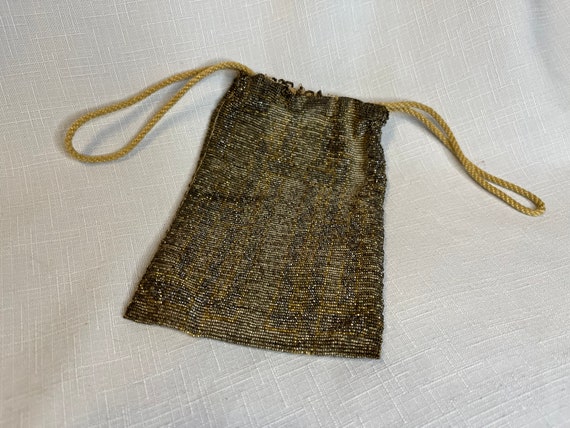 Micro Metal Bead Drawstring Bag - image 2