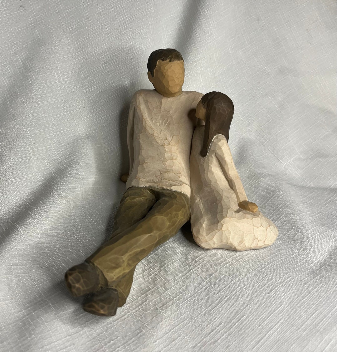 Willow Tree Father and Daughter Figurine, 2000, Lordi Etsy