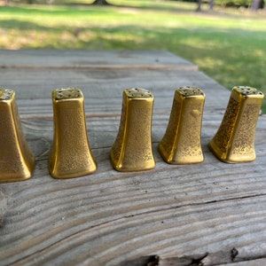 Vintage Pickard Gold Encrusted Salt and Pepper Shakers (5)