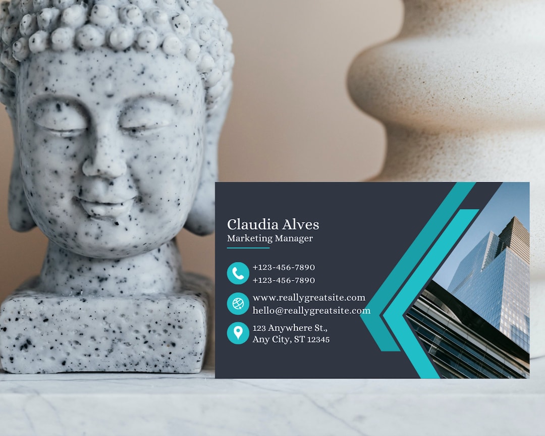 Editable Business Card Template, Unique Business Cards for Entrepreneur