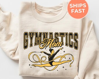 Gymnastics Mom Sweatshirt, Sport Moms Shirt, Supportive Mom Sweater, Proud Gymnastics Parent Gift