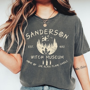 Halloween Shirt, Sanderson Sister Museum Shirt, Comfort Colors Vintage Witch Shirt, Spooky Season Shirt, Salem Trip Tee