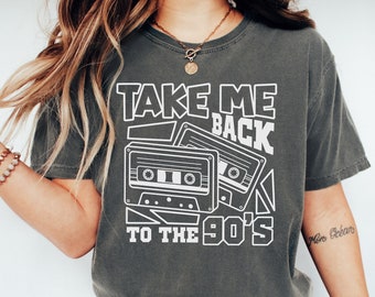 Vintage 90s Music Tee: Retro Cassette Tape Graphic Shirt