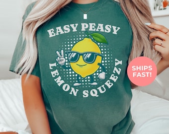 Comfort Colors Lemon Tee: Funny Retro Summer Shirt
