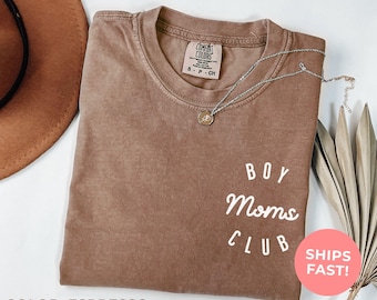 Camisa de colores cómodos del Boy Moms Club: regalo para la maternidad