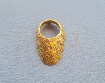 Excellent Ottoman mughal islamic Golden Tombak archer ring archery qing dynasty