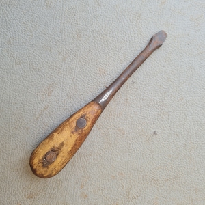 Antique Original USSR Marked Flat Screwdriver 6.6 In