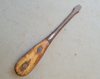 Antique Original USSR Marked Flat Screwdriver 6.6 In