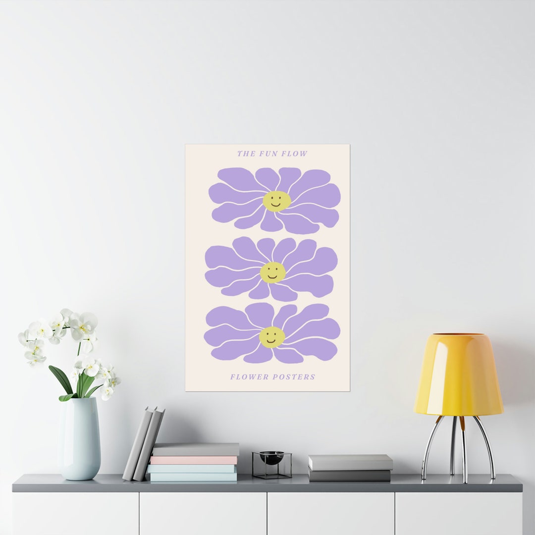Artboard Matte Art Wall Vertical Posters Design the Fun Flow Etsy