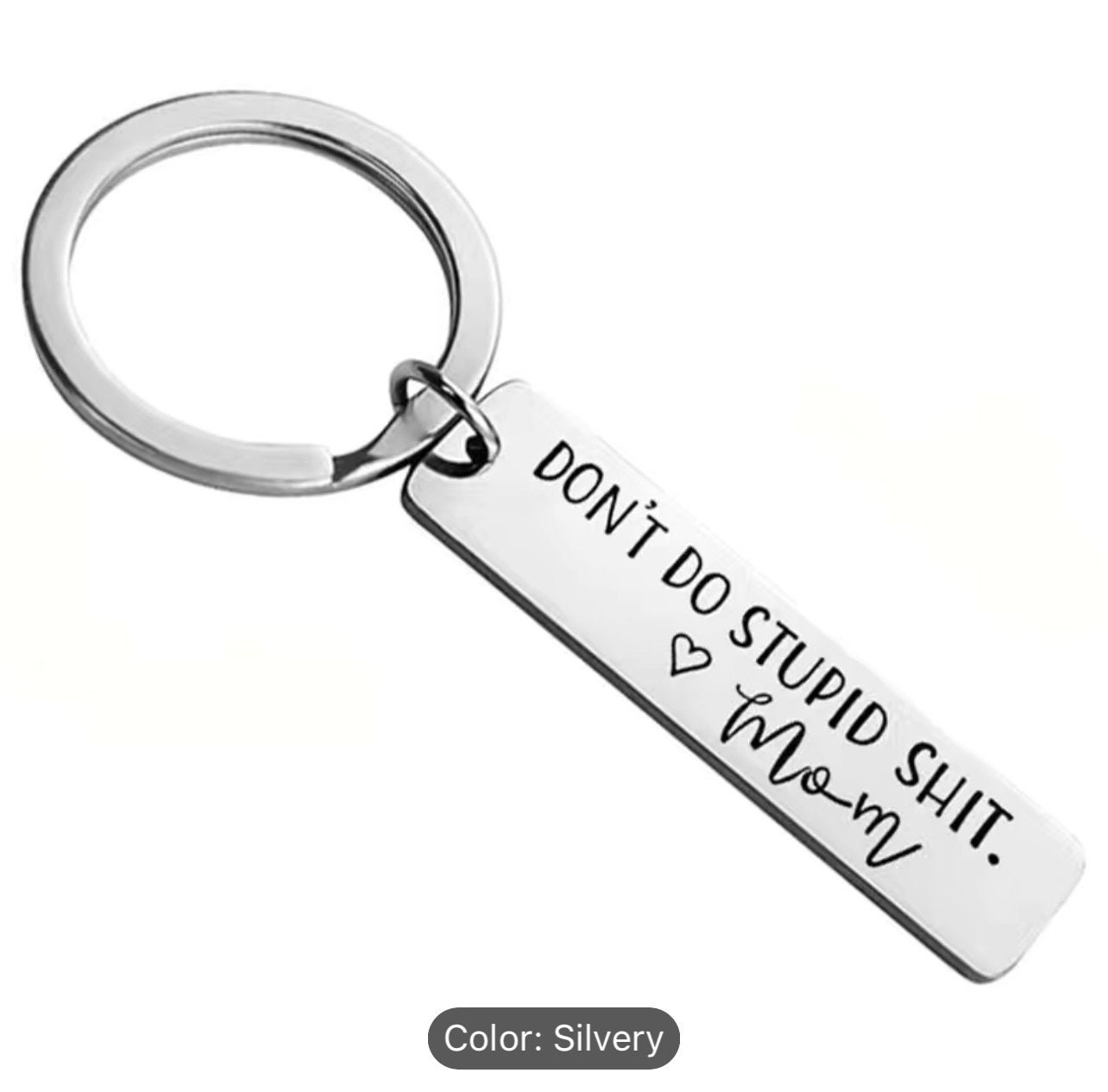 Don't Do Stupid Shit Keychain - Choice of Wristlet – Junque 2 Jewels