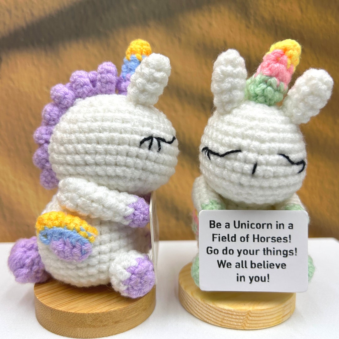 Tournesol Positif Dinghaole – Poupée Tricotée Main, Soutien émotionnel Mini Peluche