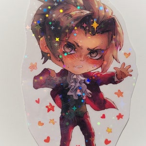 Ace attorney Miles Edgeworth Sticker