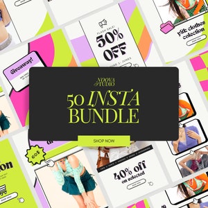 Retro, y2k Instagram Templates, Modern Canva Posts, Colourful Instastory Templates, y2k Fashion Shop Instagram y2k Instagram Style
