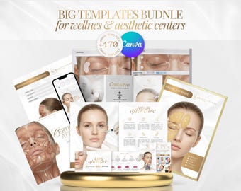 Aesthetic Training | Botox, Botulinum Manual | Consent Forms, Certificates, Social Media | Face Anatomy Posters | Aesthetic center branding