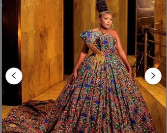 African wears, Ankara gown, Ankara simple dress,Ankara short gown,African outfit,Women Ankara dress,Ankara event wears,simple Ankara flare