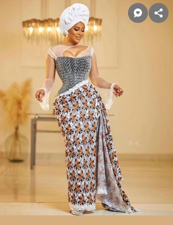 African Wears, Lace Gown, Sample Lace Dress, African Classy Gown,African Outfit,Women Fashion Dress,Ankara Event Wears,Simple Native Wear