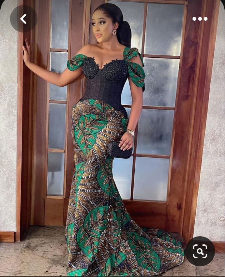 Ankara Long Gown