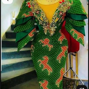 African mermaid dress, ankara gown, african maxi mermaid gown, african prom dress, african maxi print  dress