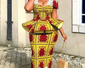 Ankara fashion wears,Long Ankara dress, Trending Ankara dress,Ankara clothes, Ankara outfit, Ankara women wears,Classy Ankara clothes,