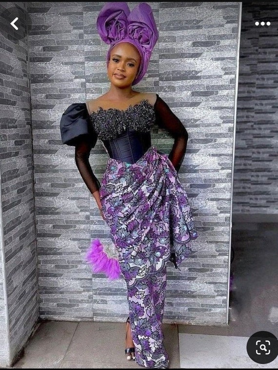 slim fit dress slacks Yellow Stripe Ankara Fitted Dress – Efia Fashions main image 1
