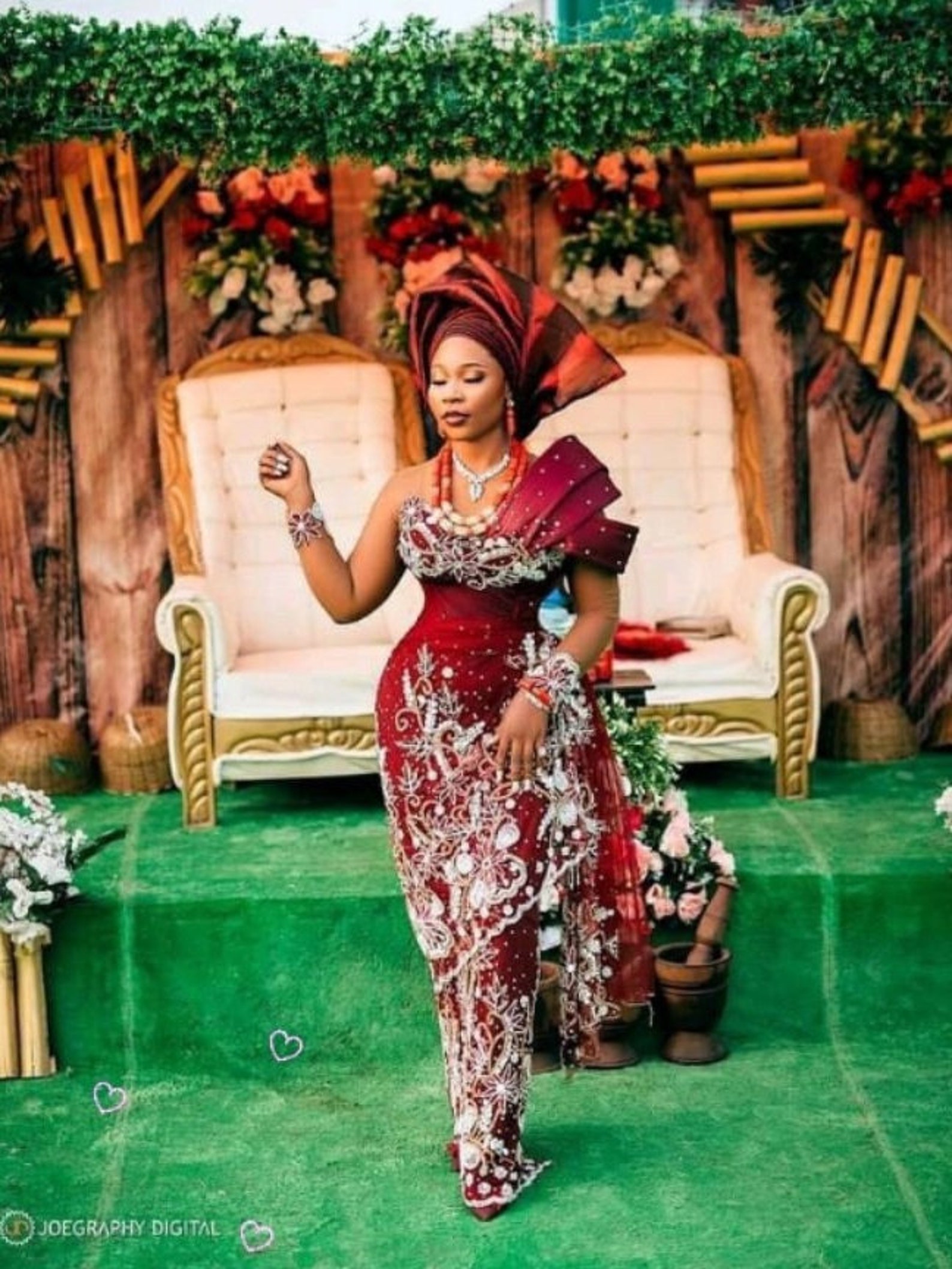 African Wears, George Style, Bridal Wear, African Classy Gown ...