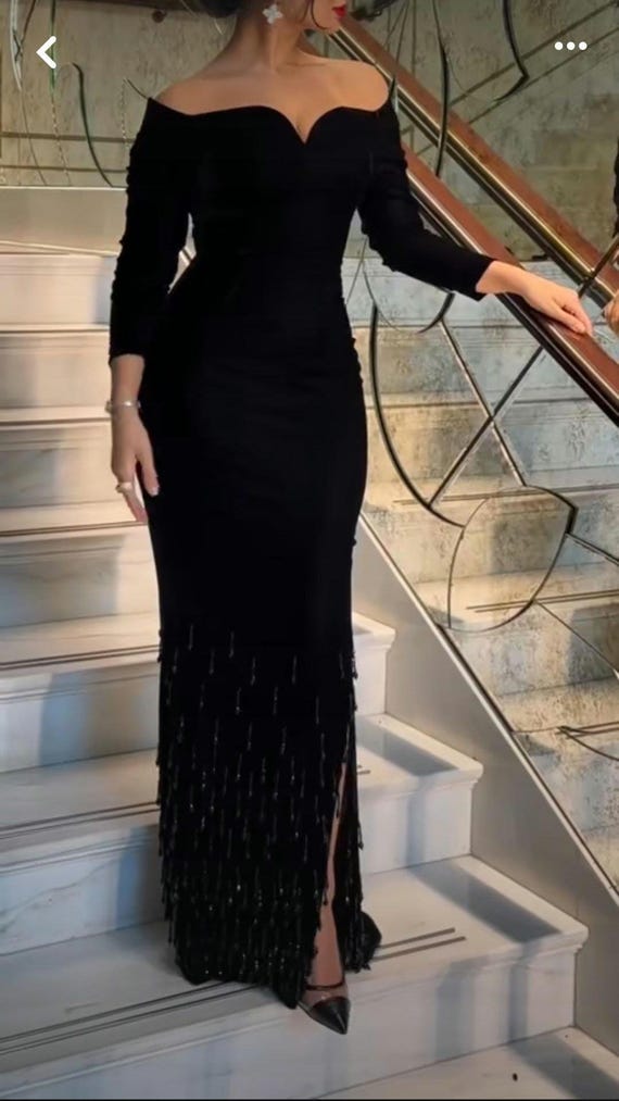 slim fit dress slacks New Blue Birthday Party Dress Long Host Dinner Evening Dress Thin Wome   Ame_handmadesg